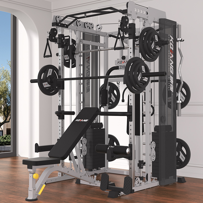 好博Z50Pro史密斯机综合训练器多功能力量器械家用健身器材深蹲架 Z50Pro推胸夹胸-旗舰版